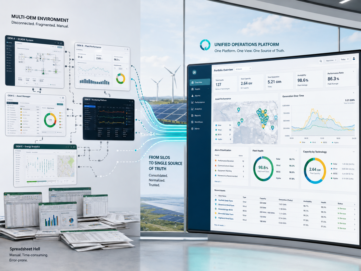 The Multi-OEM Trap: Escaping Dashboard Fragmentation and Spreadsheet Hell
